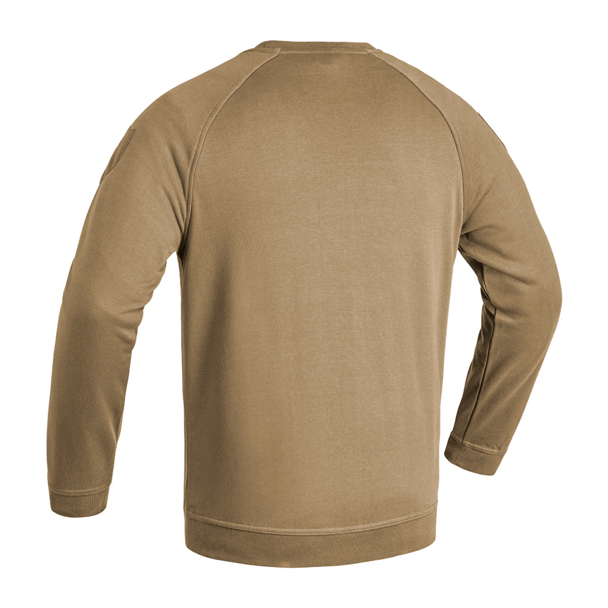 Pullover, Langarm, Kamelbraun, Sweatshirt, Rundhals