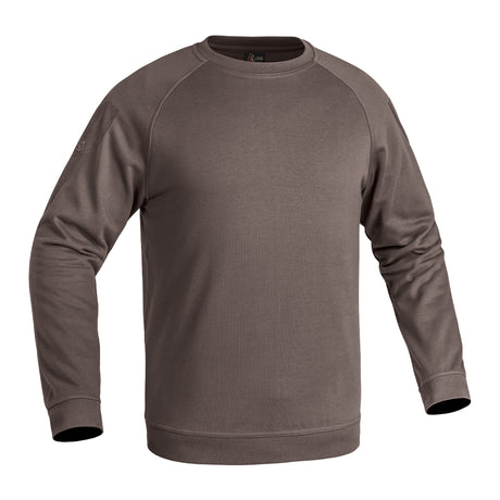 Sweatshirt, Crewneck, Long Sleeve, Taupe, Plain