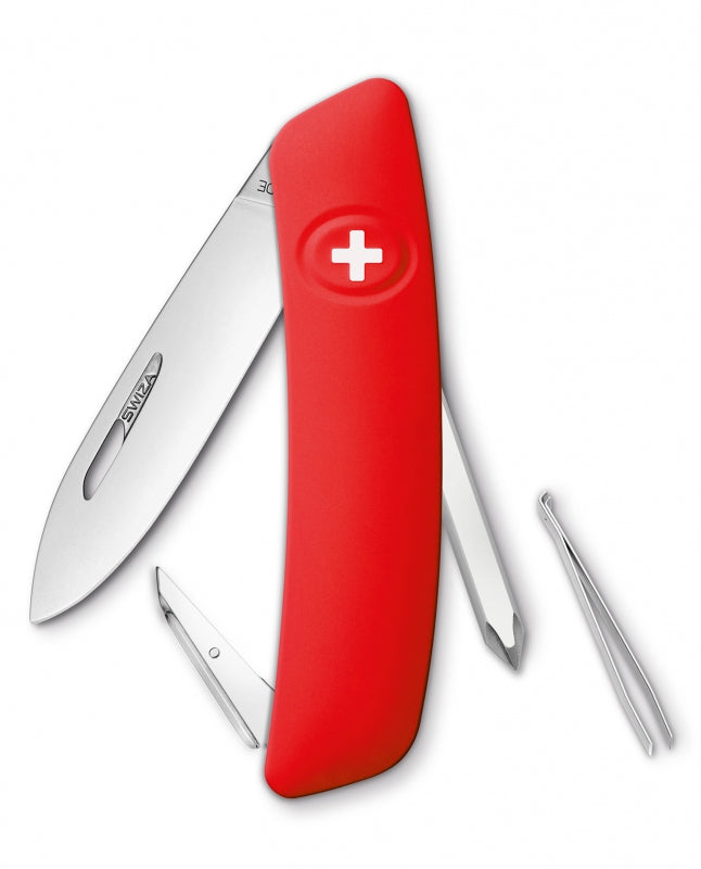 Taschenmesser D02 - leuchtrot