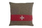 Kissenhülle 45cm x 45cm "Schweizer Armee Wolldecke"