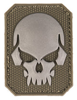 Klettabzeichen 3D skull small - oliv
