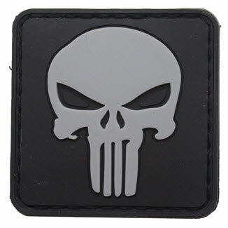 Klettabzeichen Punisher SWAT