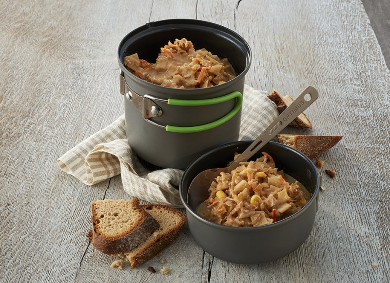 Kochtopf, Kochgeschirr, Topf, Brot, Mahlzeit