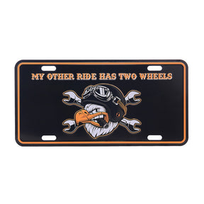 Nummernschild - My Other Ride Has Two Wheels