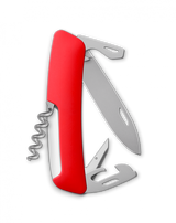 Taschenmesser D03 AllMatt - leuchtrot
