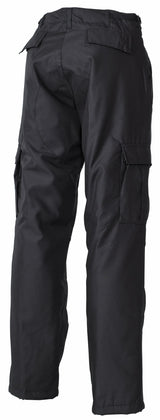 US Kampfhose, gefüttert, schwarz