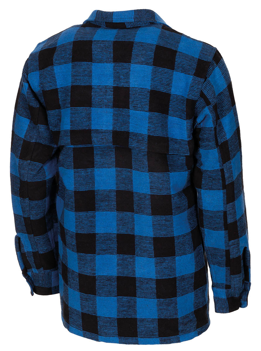 Holzfällerhemd, blau-schwarz, kariert