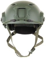 US Helm, FAST-Fallschirmjäger, oliv, Rails, ABS-Kunststoff