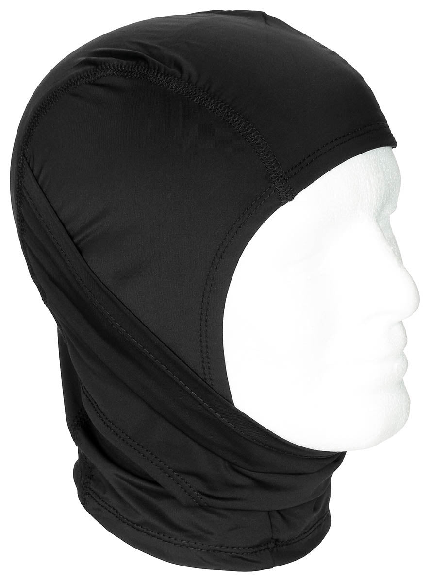 Balaclava, Schlitz, dünn, schwarz