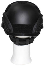 US Helm, "MICH 2002", Rails, schwarz, ABS-Kunststoff