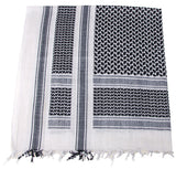 Halstuch, "Shemagh", schwarz-weiss