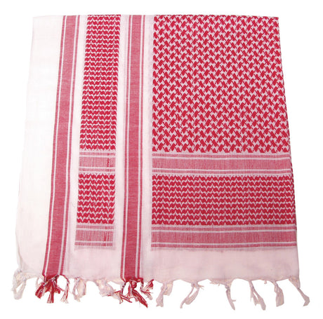 Halstuch, "Shemagh", rot-weiss
