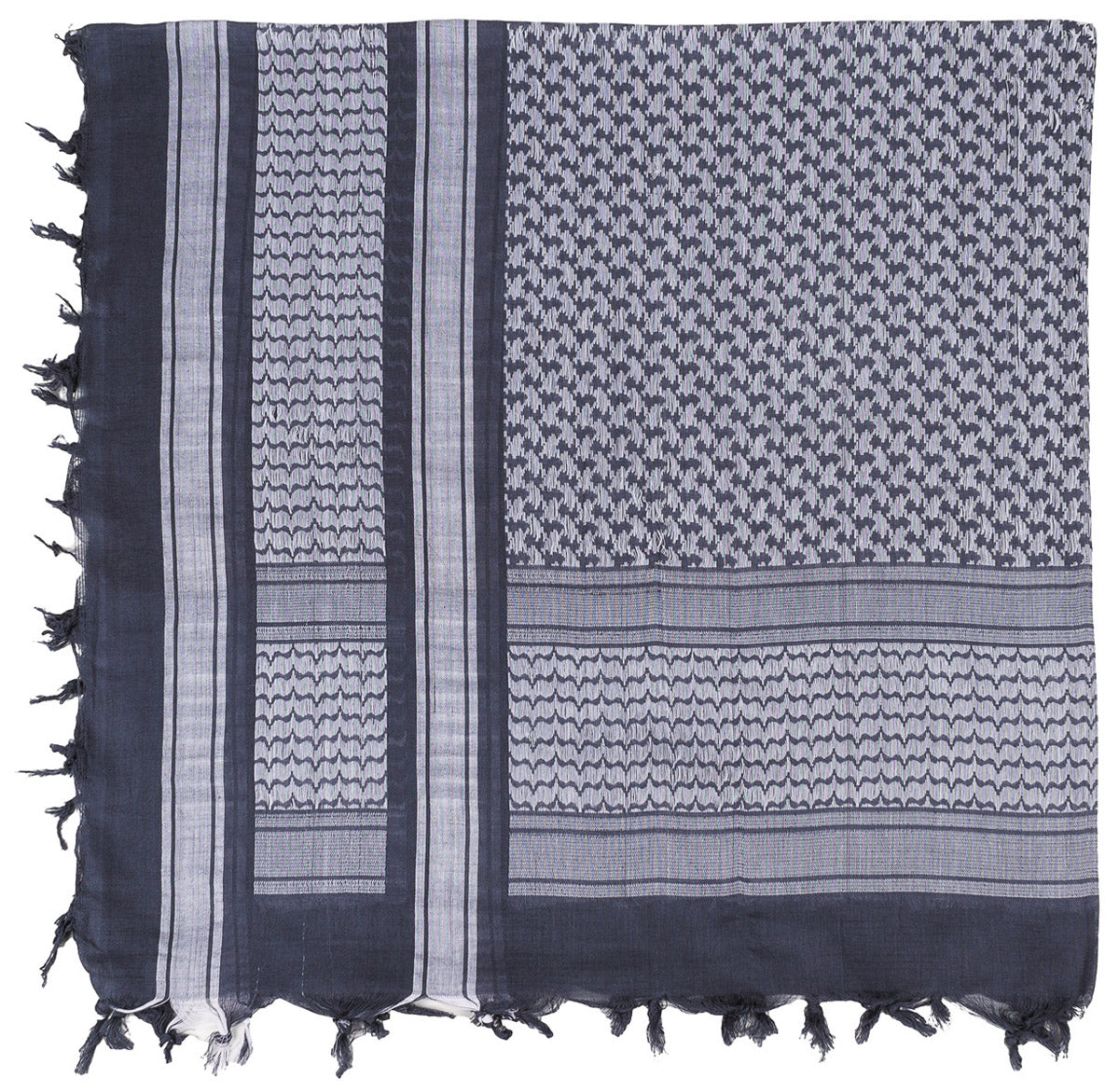 Halstuch, "Shemagh", Supersoft, foliage-weiss