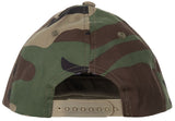 Kinder BB Cap, mit Schild, grössenverstellbar, woodland