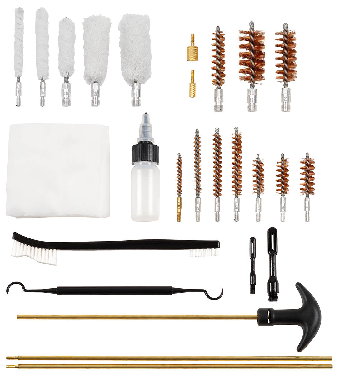 Reinigungsset, "Patrone", für Gewehr, Pistole, Multikaliber