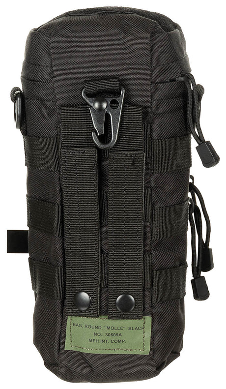 Tasche, rund, "MOLLE", schwarz