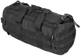 Einsatztasche, rund, "MOLLE", schwarz