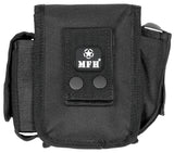 Gürteltasche mit 3 Fächern, schwarz