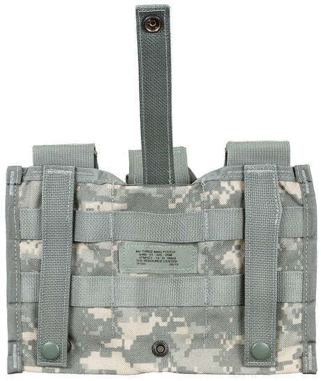 US Magazintasche, "M4", MOLLE, 3-fach, AT-digital., neuw.