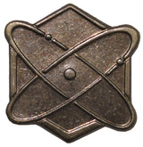 CZ/SK Metallabzeichen, bronze, "Wissenschaftler", neuw.