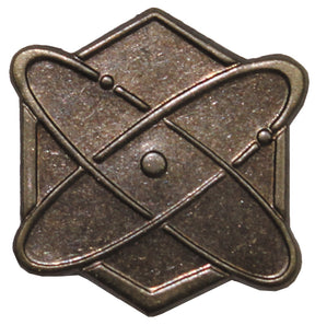 CZ/SK Metallabzeichen, bronze, "Wissenschaftler", neuw.