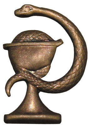 CZ/SK Metallabzeichen, bronze, "Arzt", neuw.