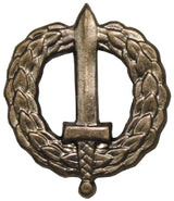 CZ/SK Metallabzeichen, bronze, "Schütze", neuw.