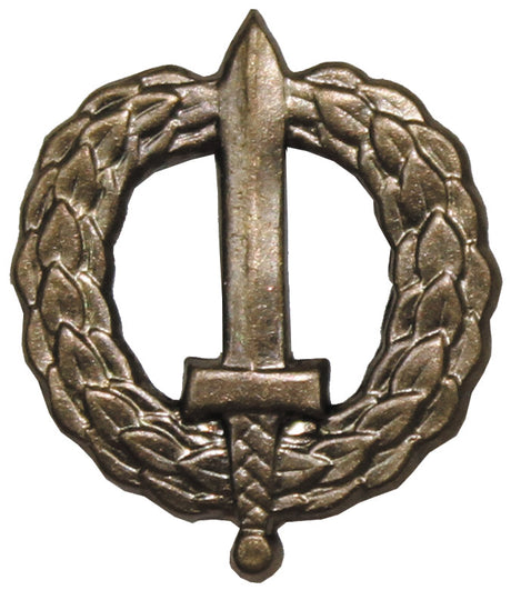 CZ/SK Metallabzeichen, bronze, "Schütze", neuw.
