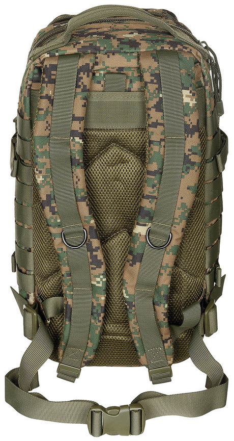 US Rucksack, Assault I, digital woodland