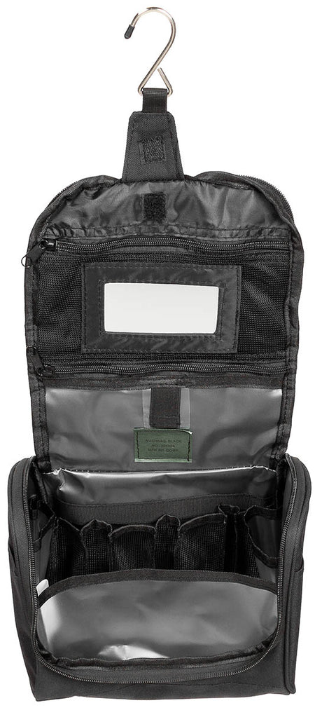 Waschzeugtasche, schwarz