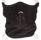 Kälteschutzmaske, Fleece, schwarz, winddicht, wendbar