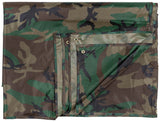 Mehrzweckplane, "Tarp", woodland, ca. 400 x 500 cm