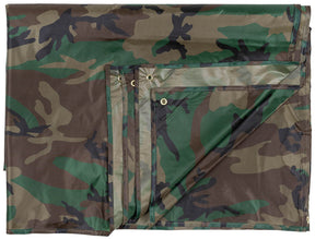 Mehrzweckplane, "Tarp", woodland, ca. 400 x 500 cm