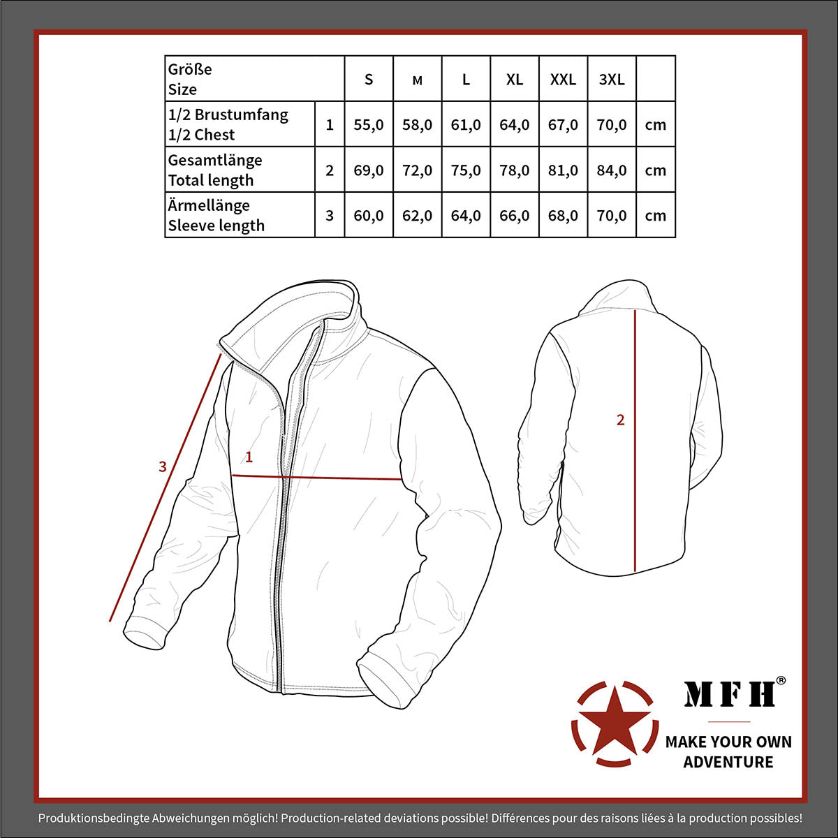 Fleece-Jacke, "Heavy-Strike", oliv