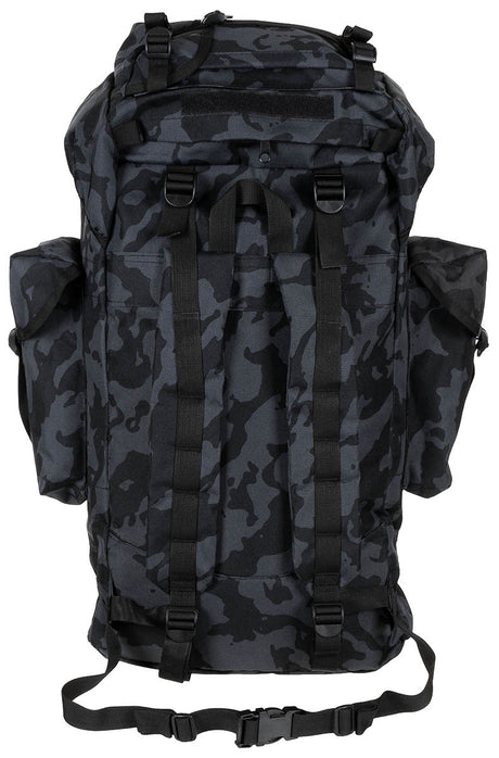 BW Kampfrucksack, 65 l, Alu-Aussteifung, night-camo