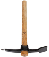 Schweiz. Pionierpickel, mit Holzstiel
