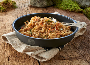 Essen, Pasta, Präsentation des Essens