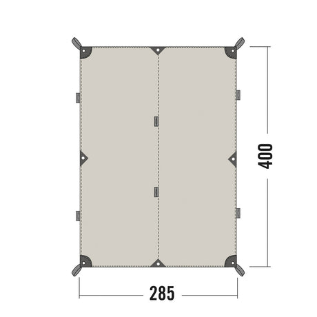 Tatonka - Tarp 4 TC sand beige (285 x 400cm)