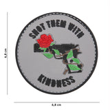 Abzeichen, Logo, Muster, Rose, Stickerei