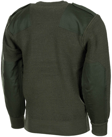 BW Pullover, mit Brusttasche, oliv