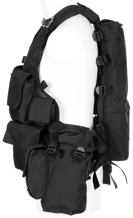 Tactical Weste, div. Taschen, schwarz