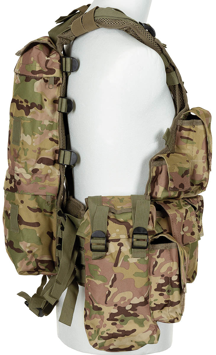 Tactical Weste, div. Taschen, operation-camo