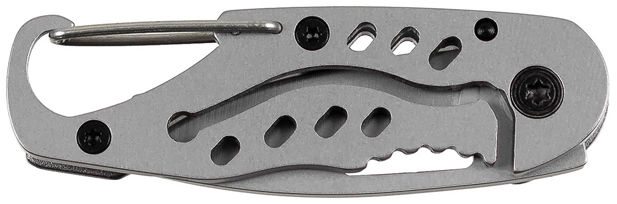 Klappmesser, "Piccolo", Einhand, gelochter Metallgriff