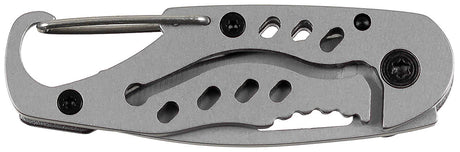 Klappmesser, "Piccolo", Einhand, gelochter Metallgriff
