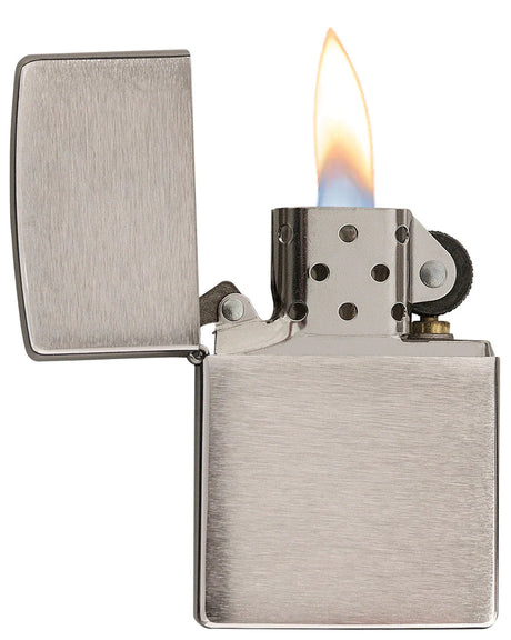 Zippo Feuerzeug - Chrome Brushed (chrom gebürstet)