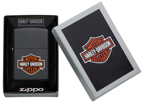 Zippo Feuerzeug - Harley-Davidson® (schwarz matt)