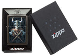 Zippo Feuerzeug - Wikinger mit Streitäxten