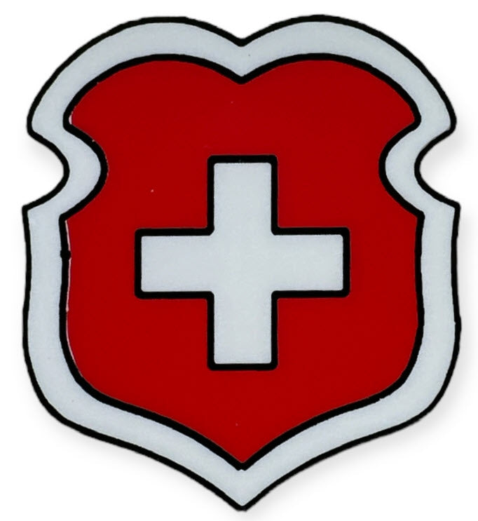 Ordonnanzrad 05 - Original Aufkleber "Schweizer Kreuz"