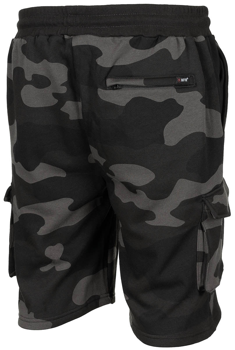 Bermuda, "Jogger", dark camo