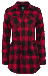 Women Lucy Longshirt Long Sleeve red/black